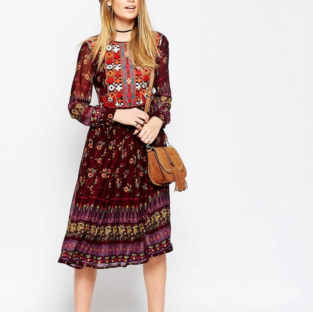 Asos floral dress